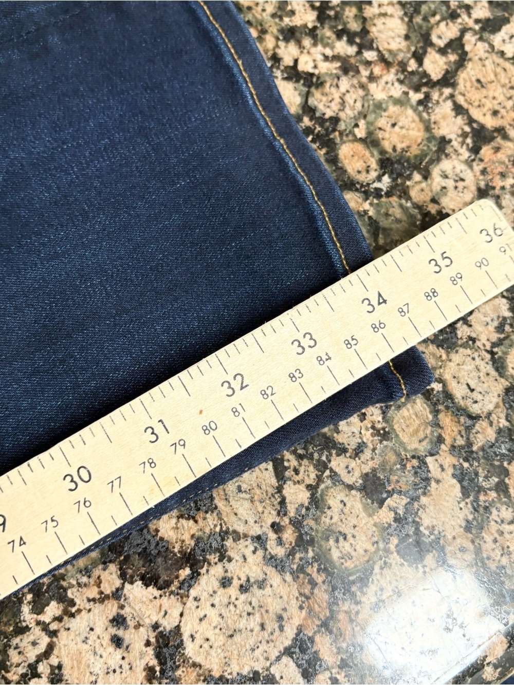 Hudson Beth Baby Boot Cut Jeans Womens Blue Mid Rise Flap Pocket Stretch Sz 29 - Picture 9 of 9